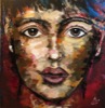 Painting by Maria Kononov from 2020 called "Portrait"