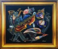 Painting by Maria Kononov from 2020 called "Jazz"