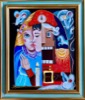 Painting by Maria Kononov from 2021 called "The Nutcracker"