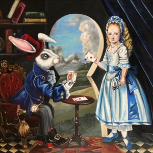 Painting by Maria Kononov from 2021 called "Alice"